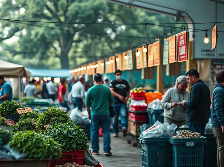 Feira de reciclagem