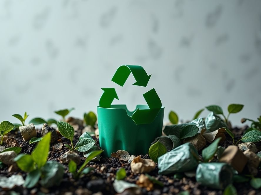 Reciclagem de plástico flexível