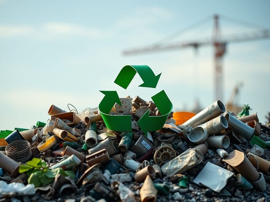 Reciclagem de resíduos de construção